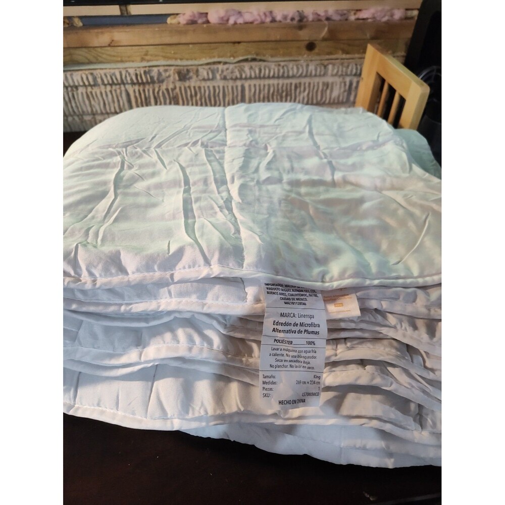 King Size Linen Spa Mattress Pad New (1244)